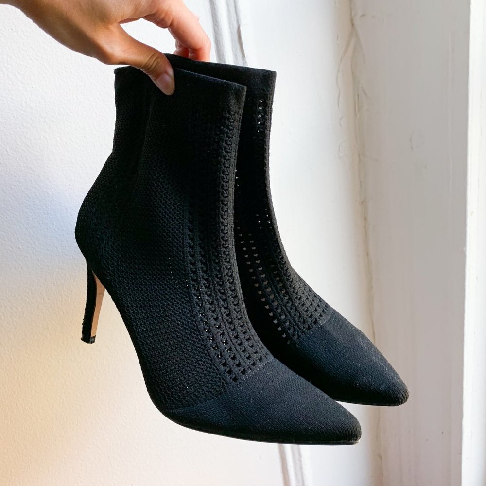 Trade: Nicole Miller Boots, Polka dot scarf